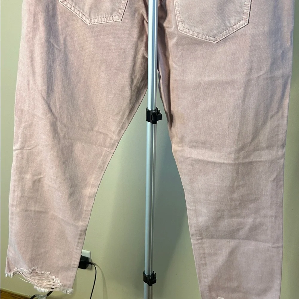 Mossimo Supply Co. Light Pink Boyfriend Crop Jeans